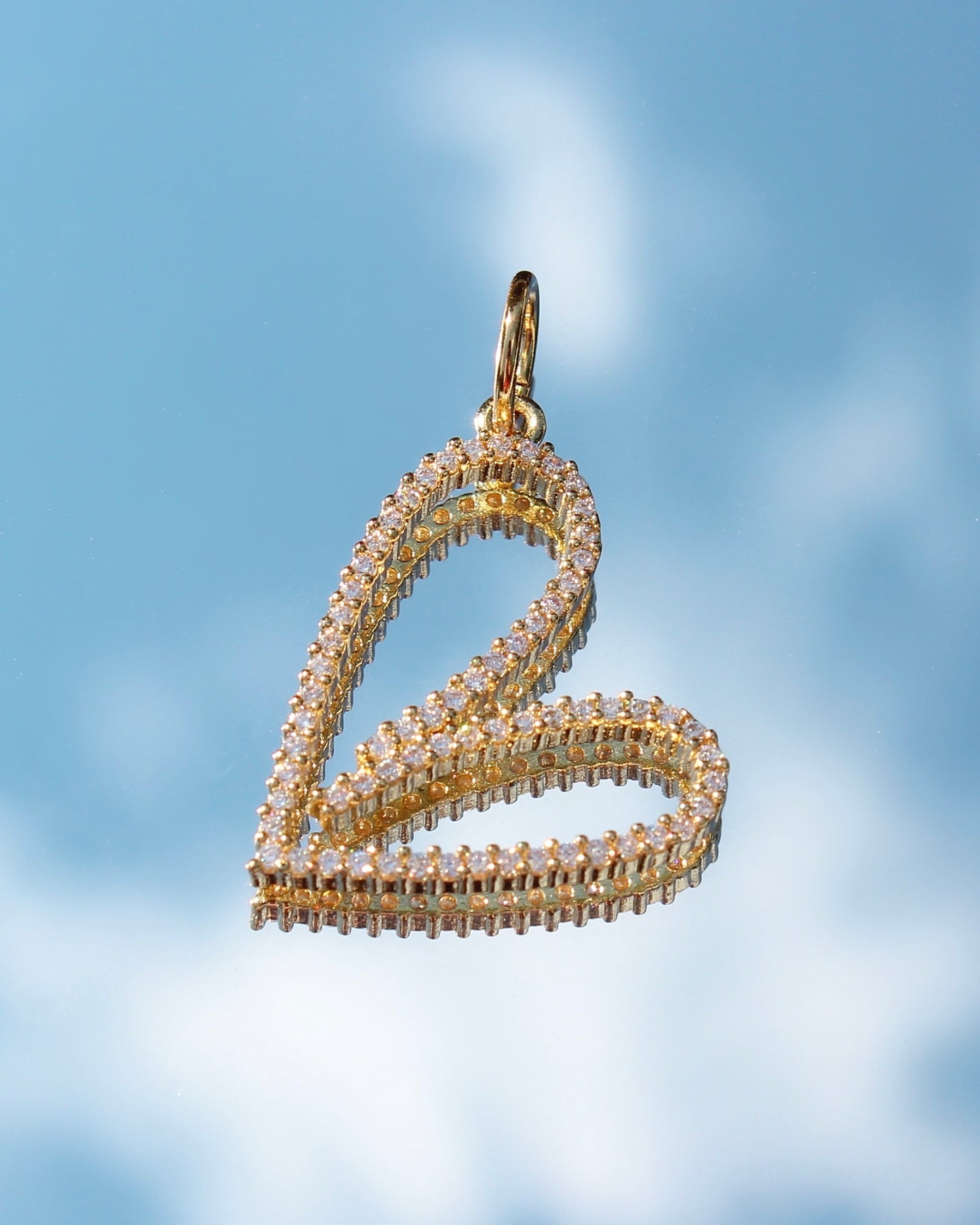 Handwritten Heart Charm