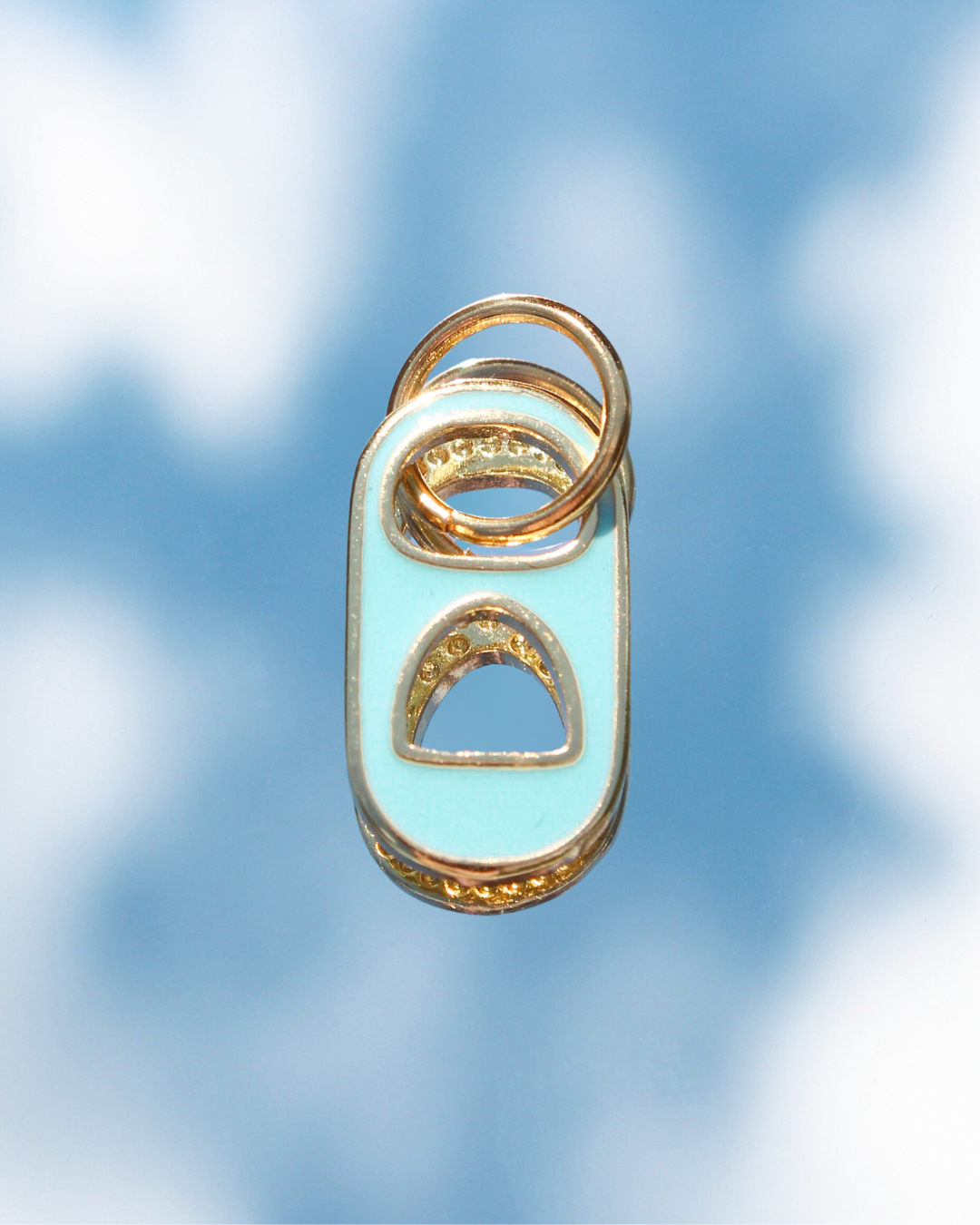 Blue Soda Tab Charm