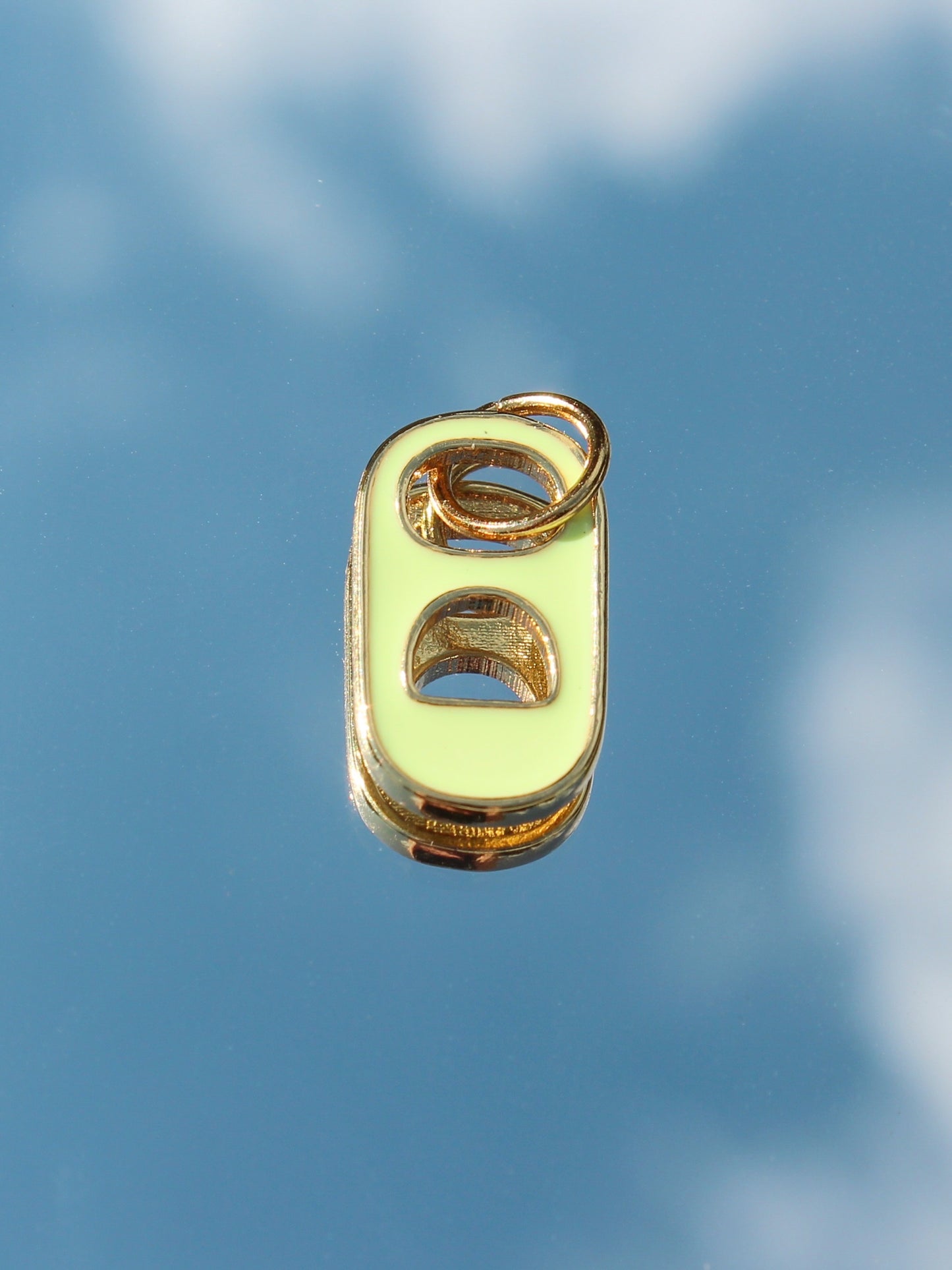 Green Soda Tab Charm