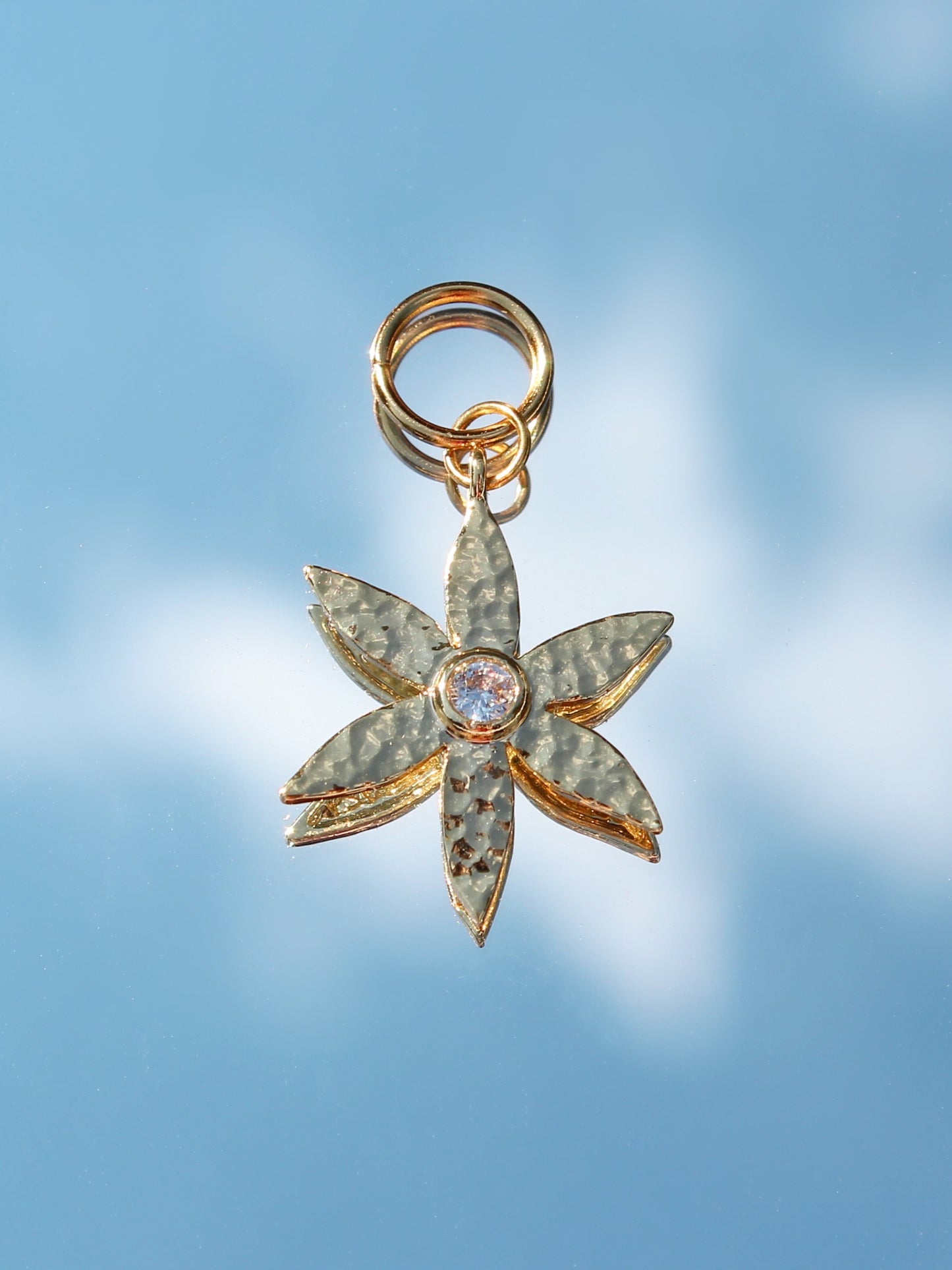 Gold Flower Charm