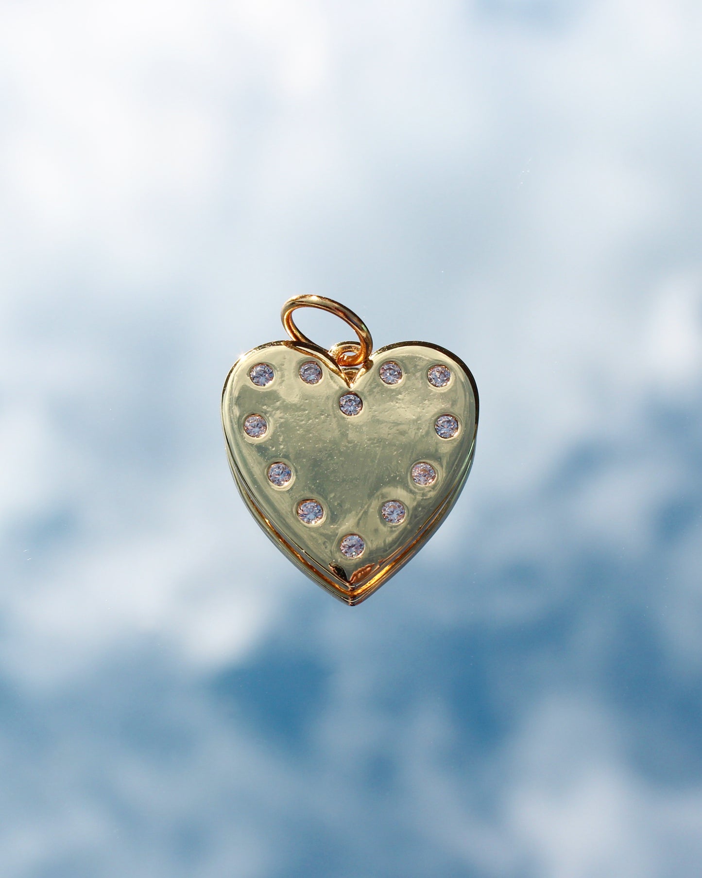 Inlay Heart Charm