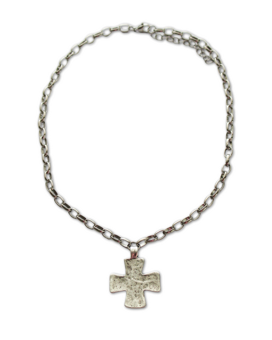 Silver Cross Necklace