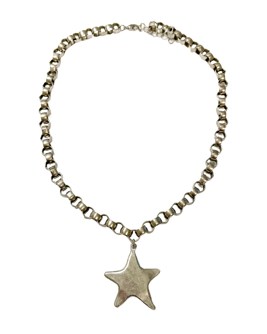 Silver Star Necklace