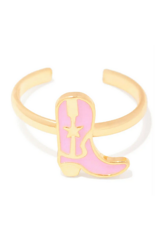 Cowgirl Boot Ring