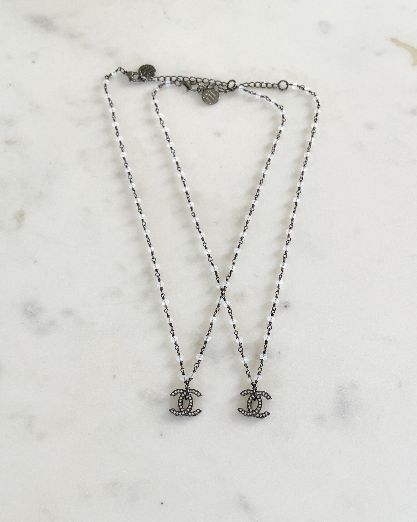 No. 5 Necklace- Gunmetal