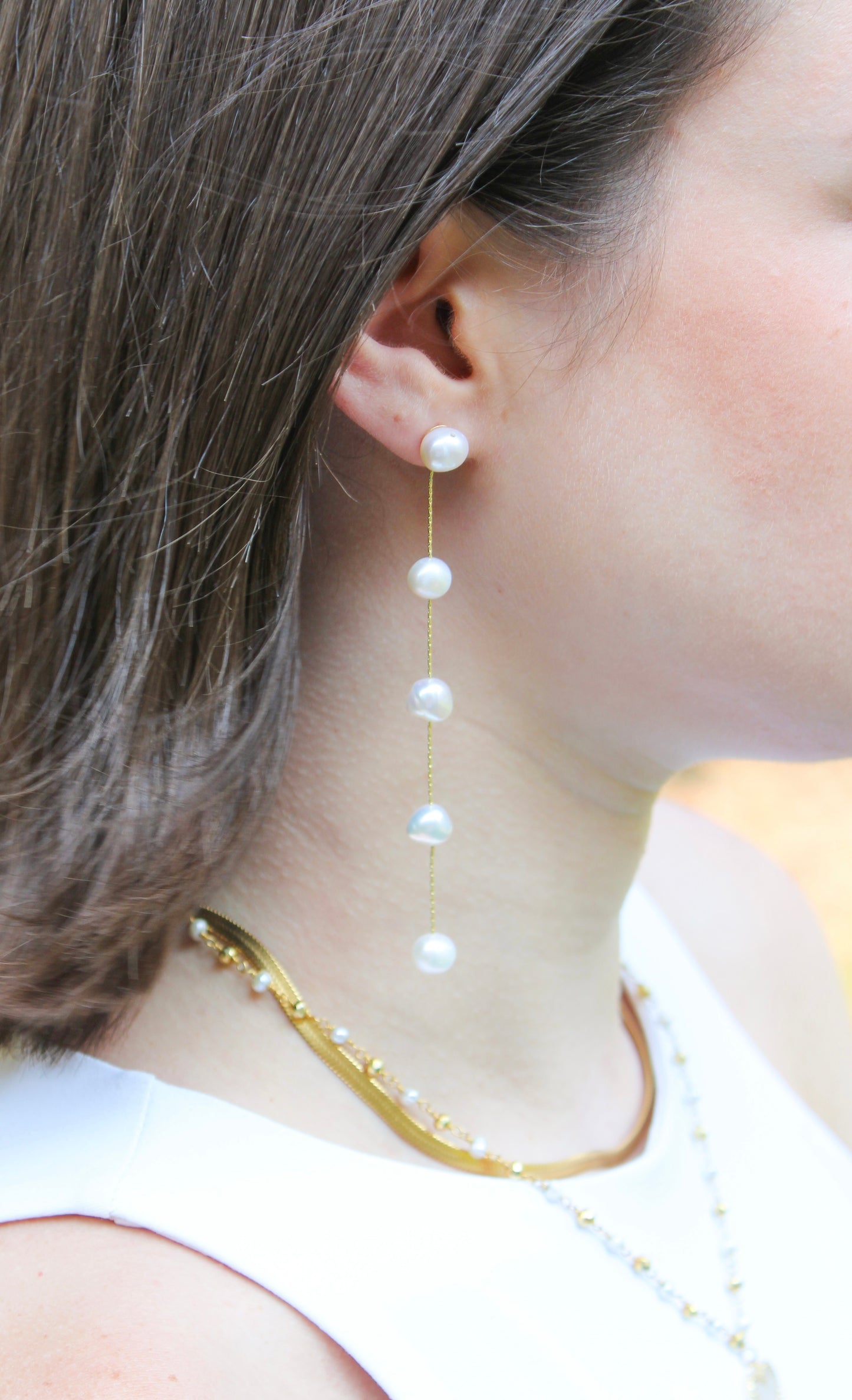 Pearl Drop Earrings